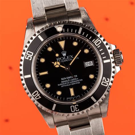 1992 rolex sea dweller|Rolex Sea-Dweller no date.